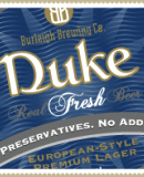Burleigh Brewing Company Duke Premium Lager