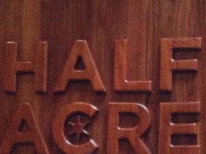 Half Acre Logo -  photo credit G. Rocha Half Acre Logo -  photo credit G. Rocha