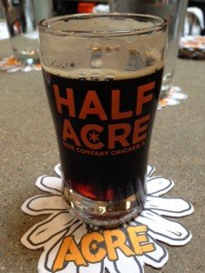 Half Acre Beer/Coaster -  photo credit G. Rocha
